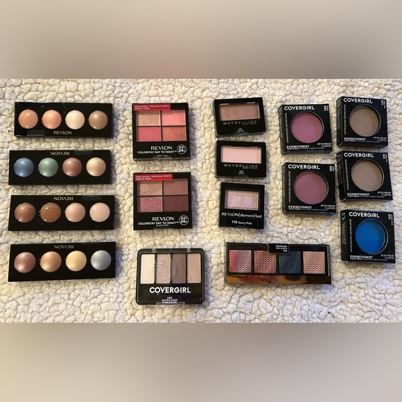 Revlon Other - Bundle EyeShadow’s Palette’s & Single’s 16 items Revlon, Covergirl, Maybelline